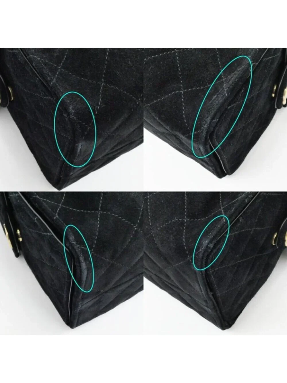 Chanel 25 Medium Handbag As5311 Black Gold Hardware Suede Drawstring Bag